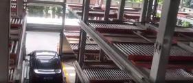 Flat Moving Multilevel Parking Garage