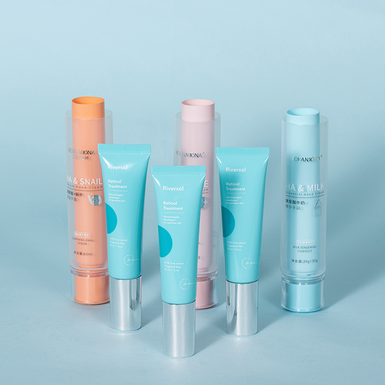 Cosmetic packaging tube