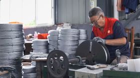 Steel wire PVC