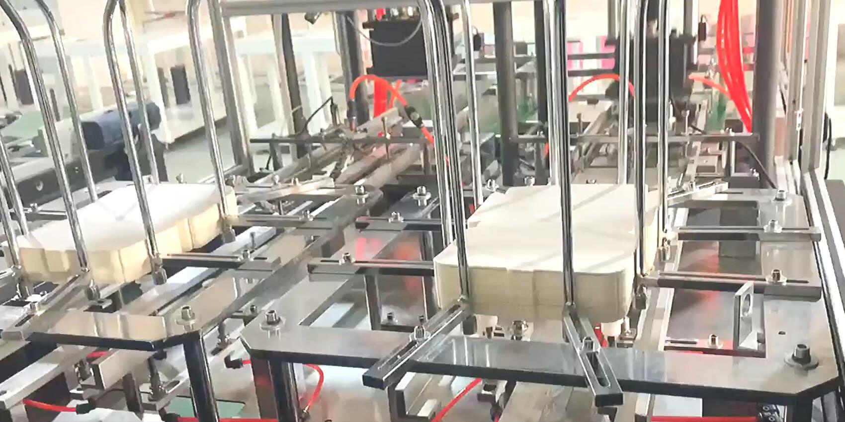 Paper lunch  box making machine