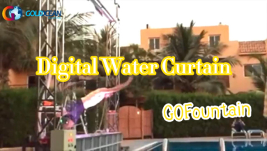 Portable Hange-type Digital Water Curtain Fountain