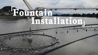 Do you know how to install the Malaysia Floating Musical Fountain?