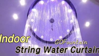 Indoor Round String Water Curtain