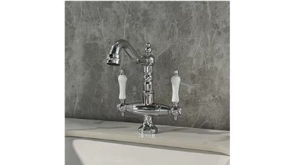 Fyeer double lever basin faucet