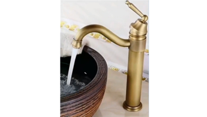 Fyeer Antique Brass Basin Faucet