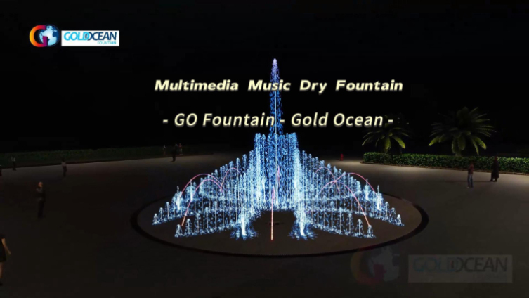 Fountain Design | Multimedia Music Dancing Floor Fountain