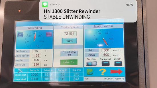 Flexible Films Slitter Sets New Speed Record of 500M/MIN with Razor Blade