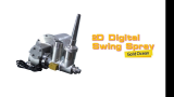Fountain Water Feature: 2D Digital Swing Spray Fountain
