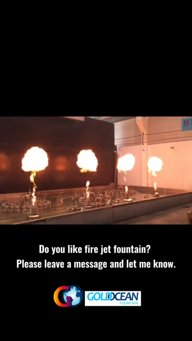 GO Fountain Factory Testing - Fire Jet Fountain