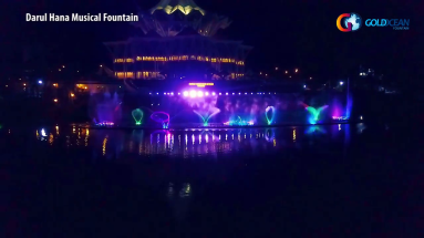 Darul Hana Musical Fountain | Kuching Waterfront