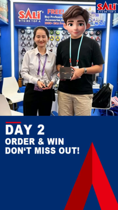 SALI Tools booth is buzzing! 🔥

🎁 “Order & Win” lucky draw still on
🏆 Congrats to our winners!

📍 Booth 9.2 I47 – See you there!