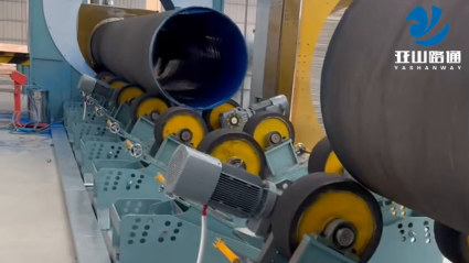 Steel Pipe Internal Epoxy Power Coating and Anti-corrosion Line Equipment(3LPE)