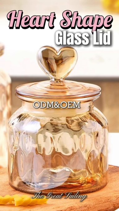 Heart Shape Glass Lid: A Charming Addition to Modern Kitchenware