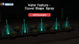 Water Feature: Flower Shape Spray