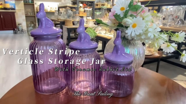 Innovative Glass Storage Jar: Elevating Tableware with Ceramic Lid Customization