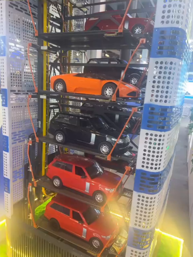 Vertical circulation three-dimensional garage
