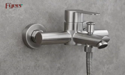 Fyeer stainless steel shower faucet installation