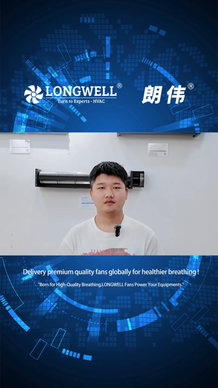 Longwell AC cross-flow fans, crafted with advanced technology