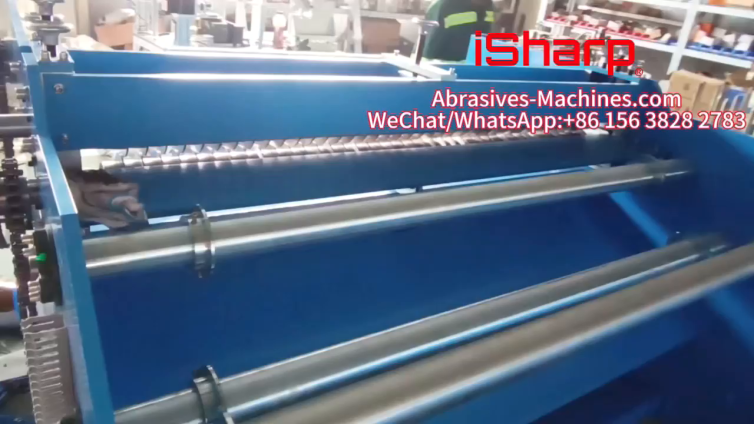 iSharp Jumbo Roll Slittering Machine-how to make flap disc