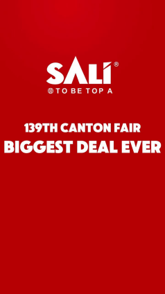 🔥 Don’t miss SALI Tools at the 139th Canton Fair!
💎 Special offers + 🎉 100% winning lottery
📍 Hall 9.2 I47