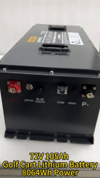 lithium golf cart batteries 72V