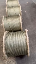 Ungalvanized Steel Wire Rope with Yellow Grease