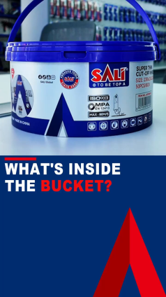 What's inside SALI Tools 9-Inch Metal Cutting Disc with Patented Sealed Bucket?