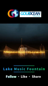 Fountain Animation: Lake Decoration 50x12m Music Dancing Fountain