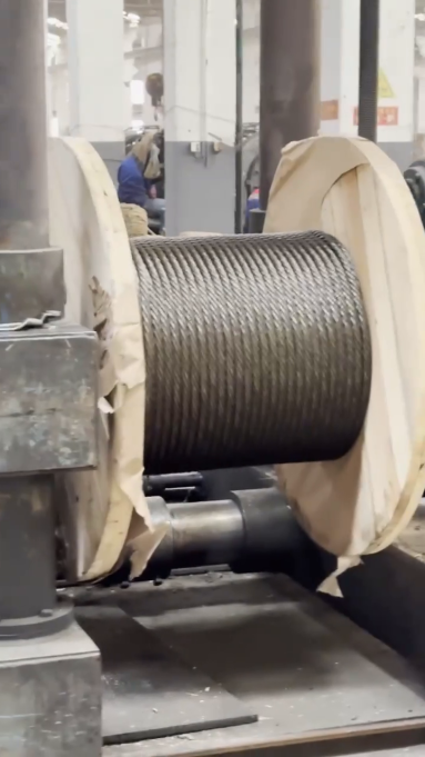Big diameter for 35wx7/24wx7/19x7  Ungalvanized steel wire rope 1960MPA/1770MPA/1570MPA