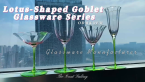 Explore the Lotus-Shaped Glassware Series by ZGS Glass