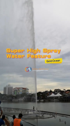 Fountain Water Feature: Super High Spray Fountain