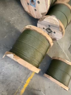 Steel wire rope for lifting yellow grease #steelwirerope #madeinchina