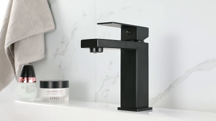 Fyeer matte black basin faucet