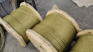 Ungalvanized steel wire rope showing now!!!!!!!!