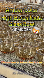 The Amber High Borosilicate Glass Bowl: Your Summer Kitchen Essential