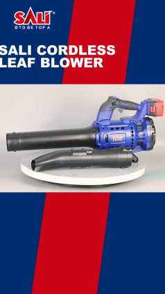 SALI cordless leaf blower makes your yard tidier.
