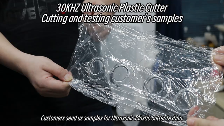How to quickly cut plastic film？Using Ultrasonic Plastic Cutter!