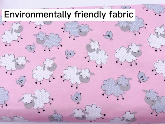 Flannel fabric animal pattern