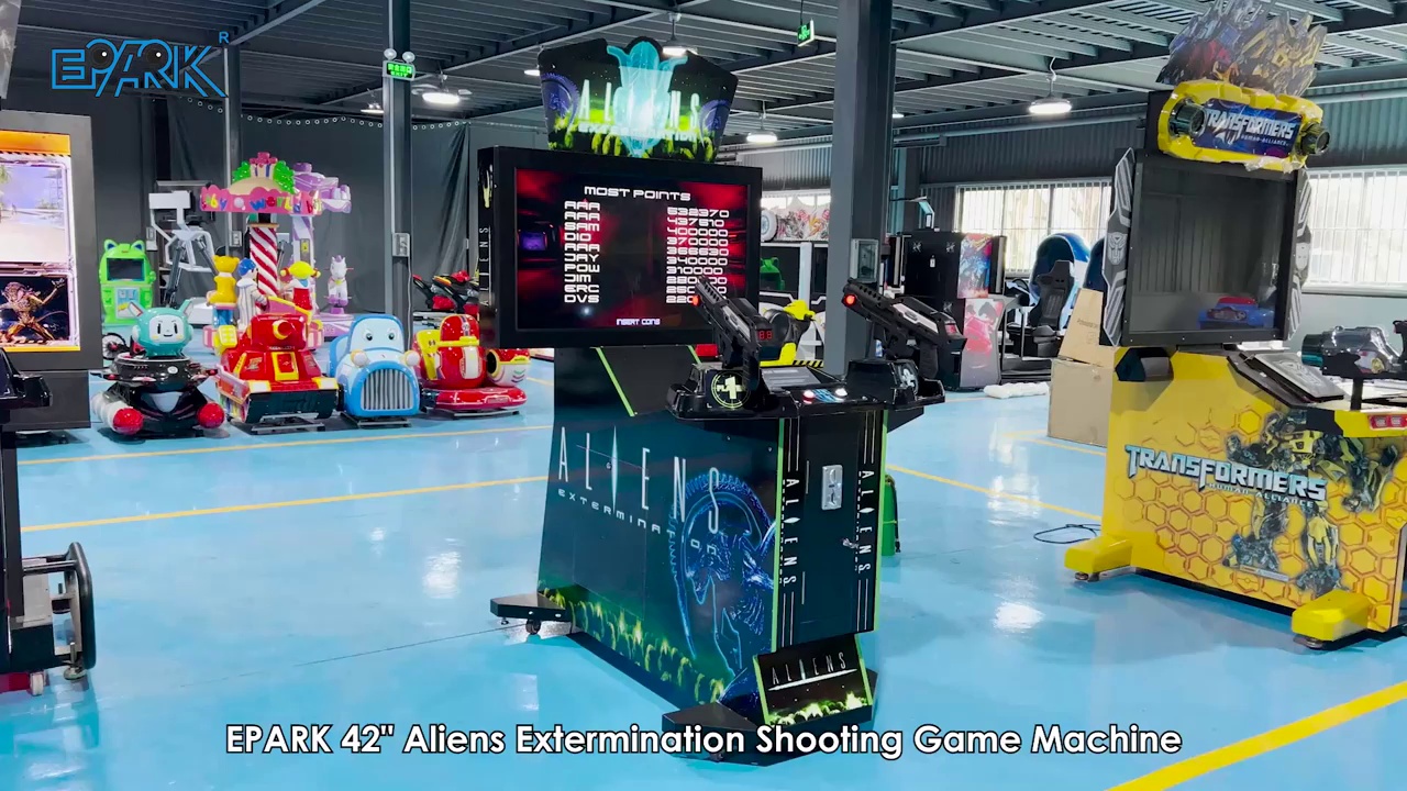 42 Inch Aliens Shooting Game Shooting Arcade Game Machine For Adults Video Game