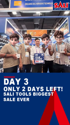 Day 3 | 139th Canton Fair 🎉
SALI Tools still buzzing! 🎁

⏰ 2 days left — biggest sales event ever!
✅ Order | Lucky draw | Win big

📍 Booth 9.2 I47