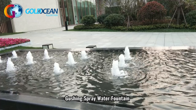 Gushing Spray Water Fountain