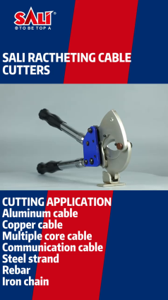 Clean Cuts, Simple Mechanics.
SALI Ratcheting Cable Cutters