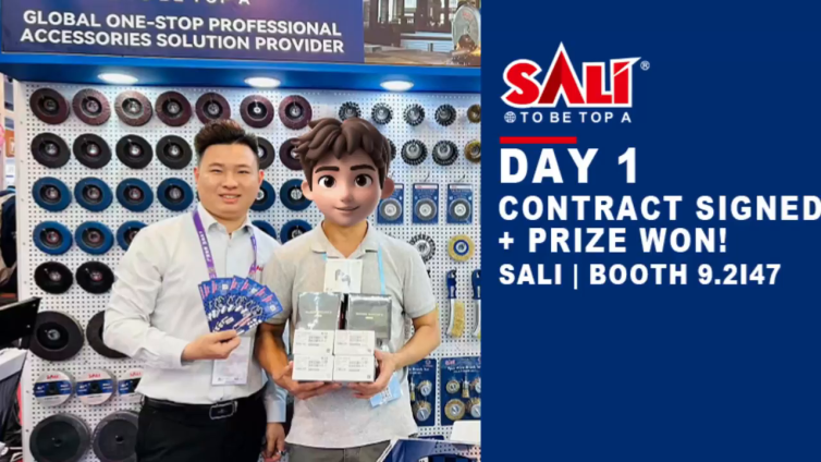 🔥 139th Canton Fair DAY 1 – SALI TOOLS Booth 9.2I47
✍️ Contracts signed! 🎁 Limited prizes – COME NOW!