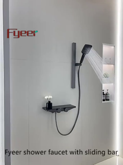 Fyeer easy sliding shower