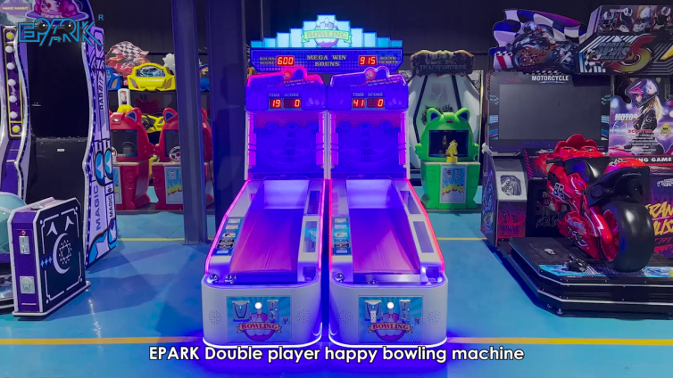 Double player happy bowling machine
