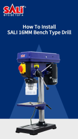 From box to bench: installing the SALI BENCH TYPE DRILL PRESS.