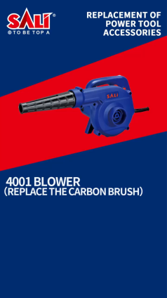 SALI Tools carbon brush replacement on a 4001 blower – fast and easy maintenance. ⚡