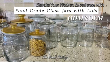 holesale Kitchen Wide Mouth Food Grade Glass Jars with Lids