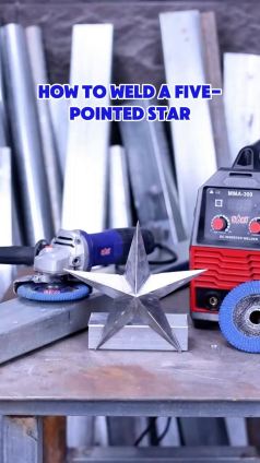 How to weld a five-pointed star