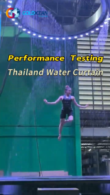 Performance Testing: Round Digital Water Curtain in Thailand